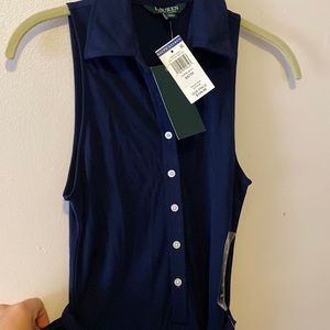 Ralph Lauren navy blue jumpsuit
